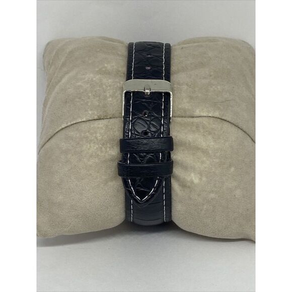 Fossil FTW5016 Women's Black Leather Analog White Dial Hybrid Smart Watch RQ122 - Picture 6 of 12